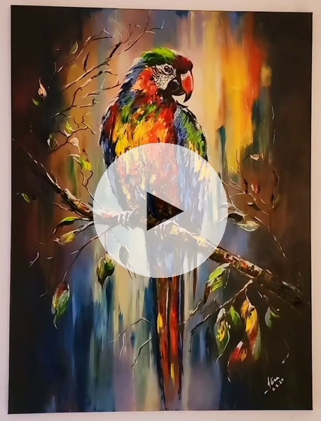 ArteDiAlina.com painting: Out of cage 2